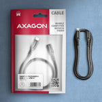 BUCM32-CF05AB Gen2 USB-C - Cablu prelungitor USB-C 0.5m, 5A, 20Gbps, PD 240W, împletit, negru