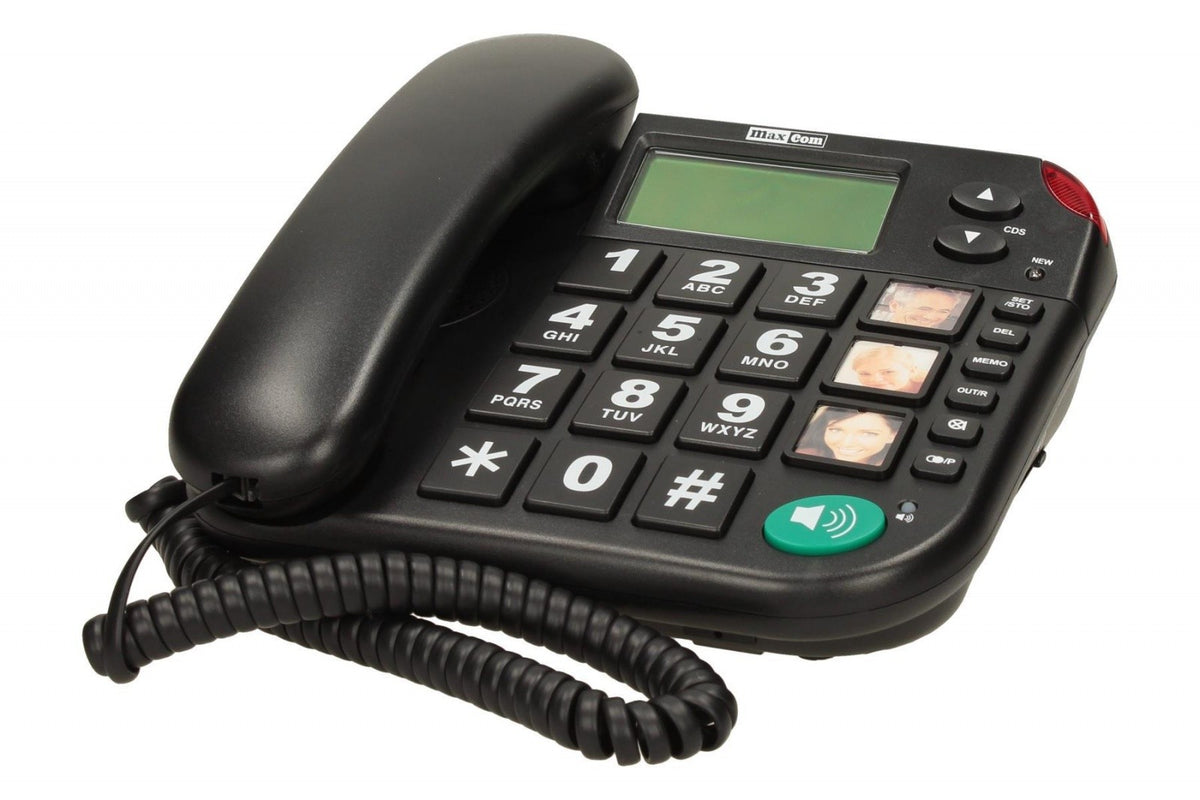 Telefon cu fir KXT480 BB, negru