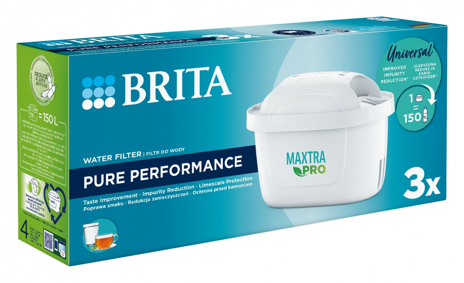 Cartuș de schimb Maxtra PRO Pure Performance 3 bucăți