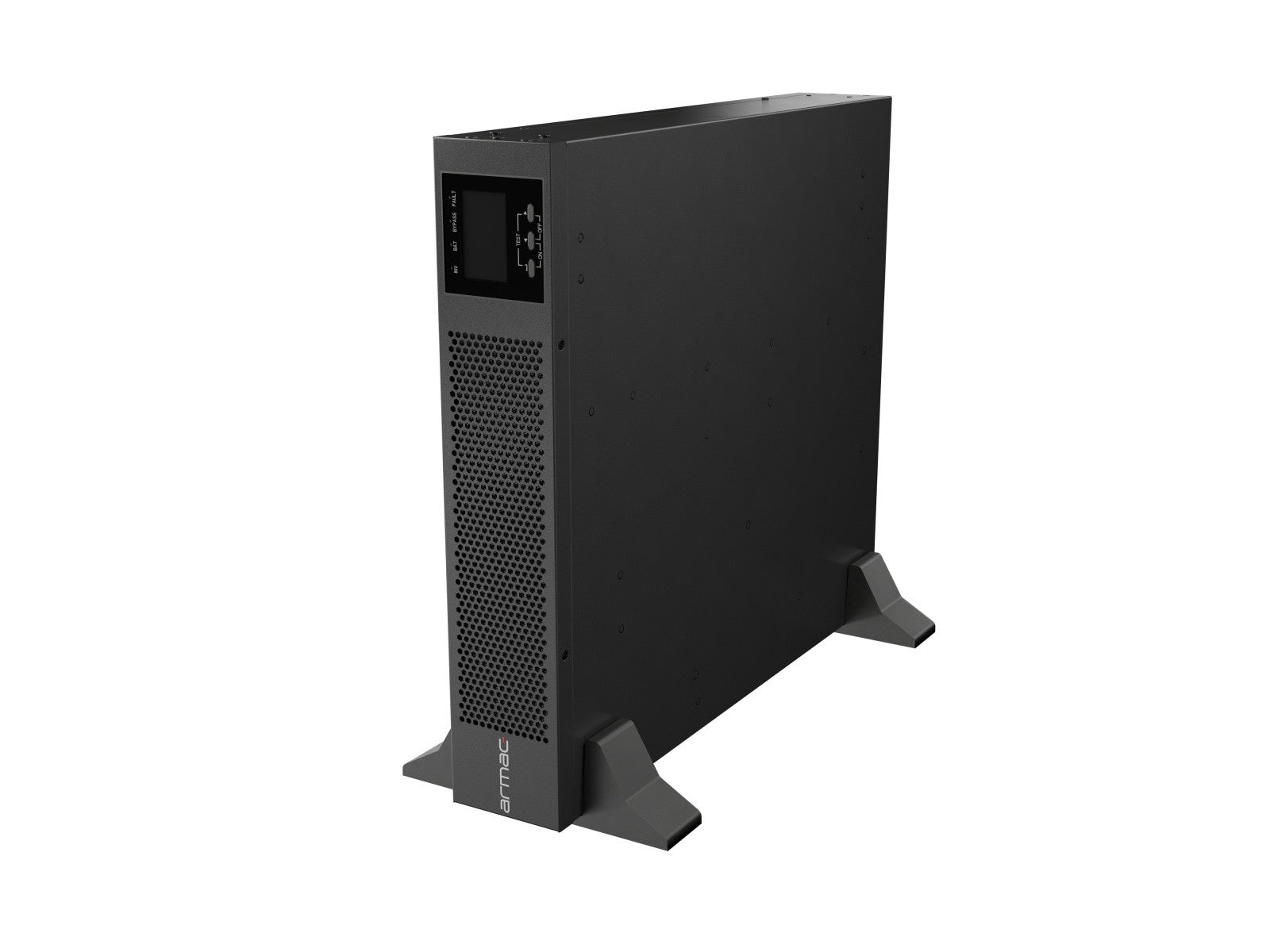 Sursă de alimentare de urgență UPS On-Line rack 2000VA 8xIEC C13 USB-B LCD carcasă metalică FĂRĂ PRAF