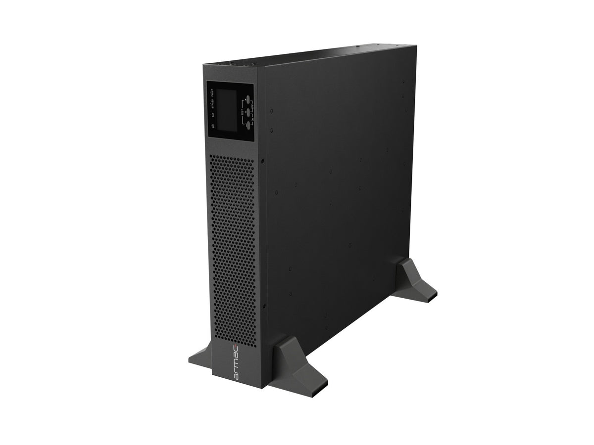 Sursă de alimentare de urgență UPS On-Line rack 2000VA 8xIEC C13 USB-B LCD carcasă metalică FĂRĂ PRAF