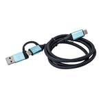 Cablu USB-C la USB-C și USB 3.0 1m