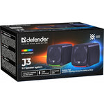 Boxe computer J3 2.0 6W LED USB, negre