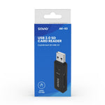 Cititor de carduri SD, USB 2.0, 480 Mbps, AK-63