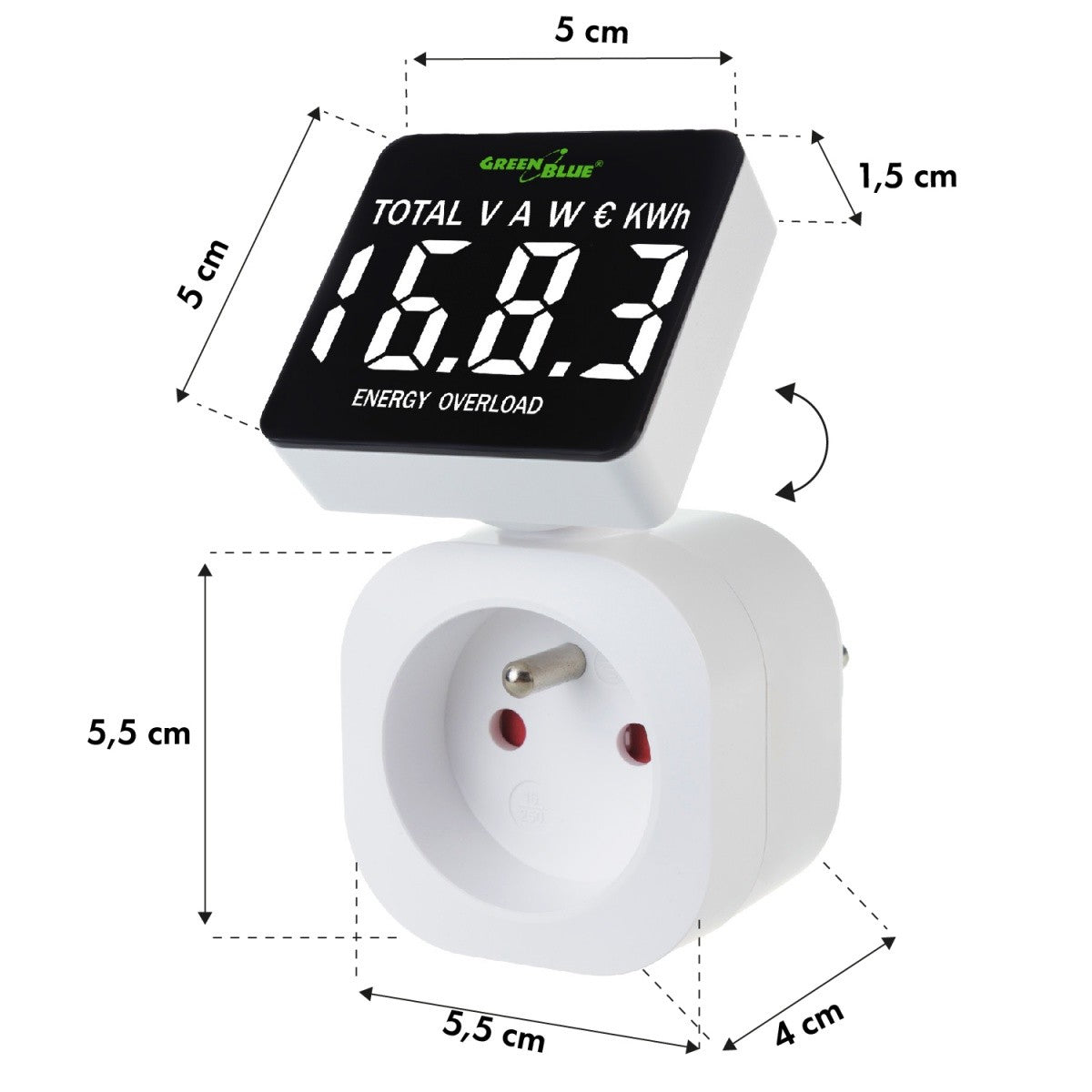Wattmetru GB620E pentru contor de energie