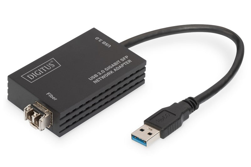 Adaptor de rețea cu fibră optică USB 3.0 A la RJ45 Gigabit SFP Ethernet 1 Gbps Chipset RTL8153