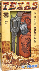 Revolver metalic Cowboy cu toc Gonher