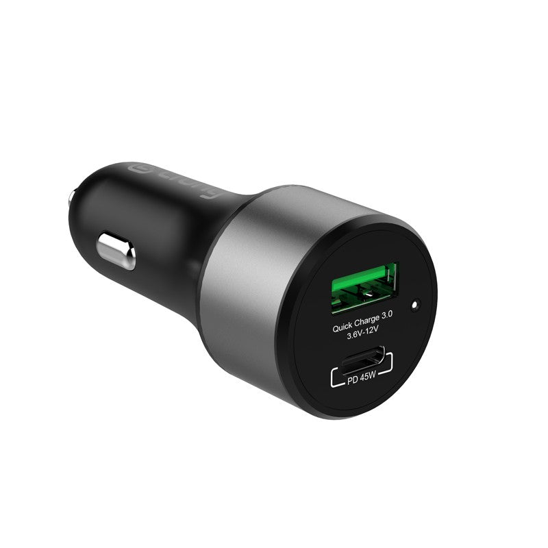 Încărcător auto 63W USB-C PD 45W + USB QC 3.0 18W