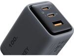 Încărcător de perete PA-C5 3xUSB (2xUSB-C și 1xUSB-A) 100W 5A QC5.0 PD3.0 AFC PPS FCP SCP