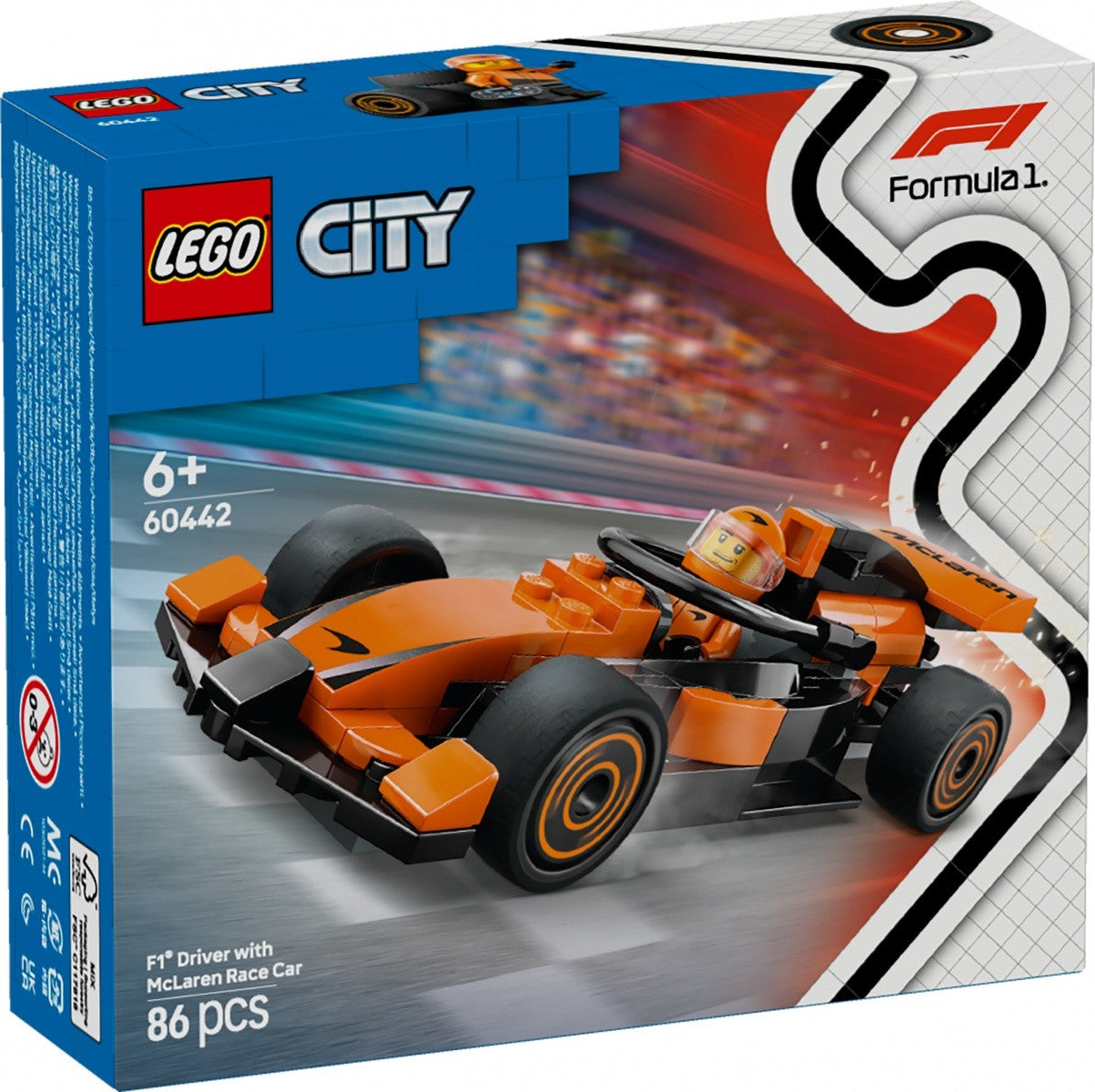 City Bricks 60442 Pilot și curse de F1 McLaren