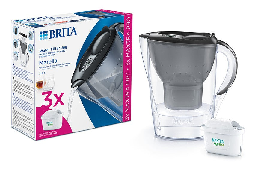 Cană filtrantă Marella 2,4l + 3 cartușe PRO Pure Performance