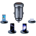 Încărcător auto USB-A/USB-C de 30 W CC322