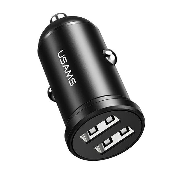 Încărcător auto 2xUSB 2.4A Negru