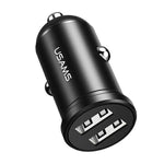Încărcător auto 2xUSB 2.4A Negru