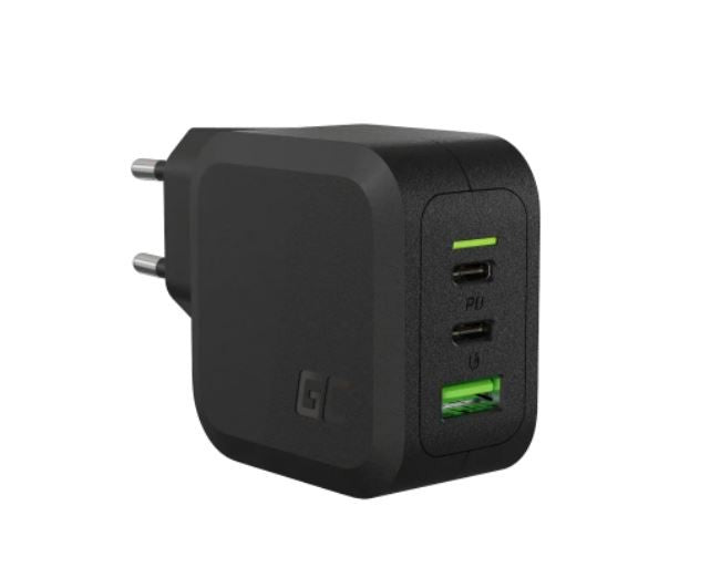Încărcător de perete PowerGaN 65W PD 3.0 QC 3.0 2xUSB-C 1xUSB-A