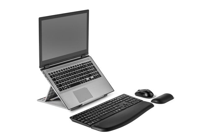 Suport pentru laptop SmartFit Easy Riser Go de 17 inch, gri