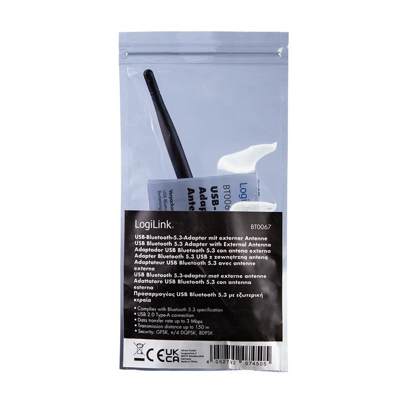 Adaptor Bluetooth 5.3, USB-A, 3Mbit, rază de acțiune 150m