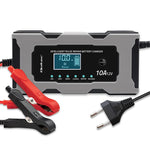 Încărcător cu microprocesor 12V 10A | Redresor cu funcție de reparare pentru baterii AGM GEL LiFePO4 | LCD