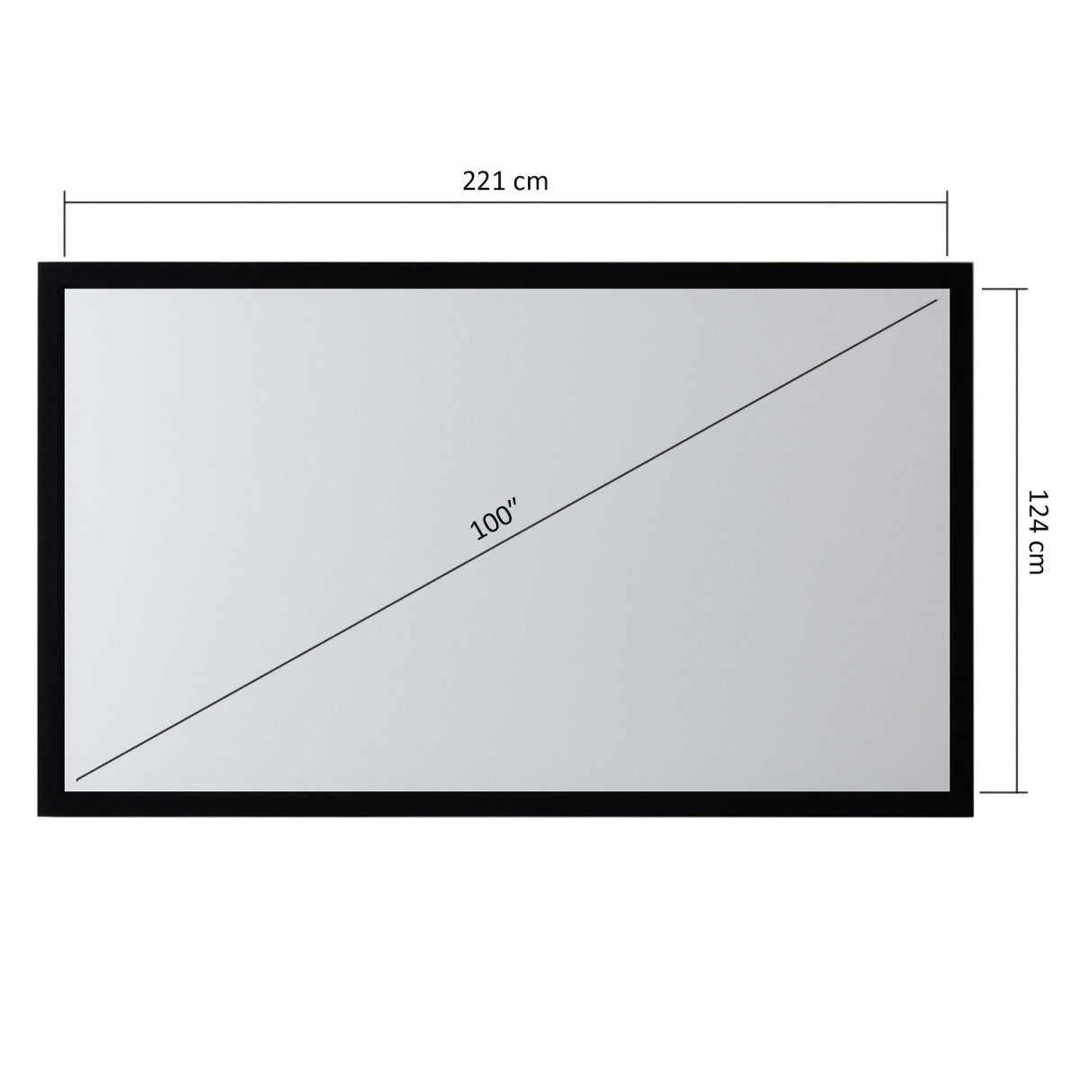 Ecran de proiecție cu cadru 100 inci 16:9 MC-921