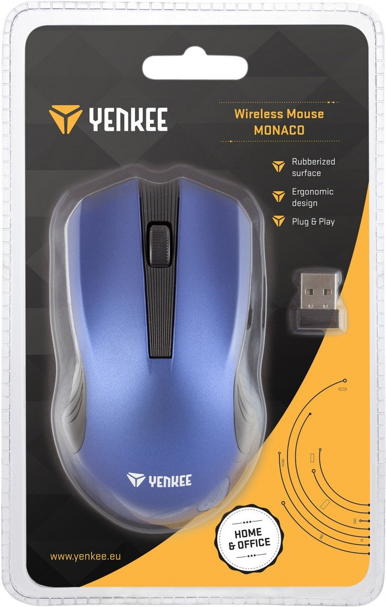 Mouse optic simetric wireless de 2,4 GHz, rază de acțiune de până la 10 m