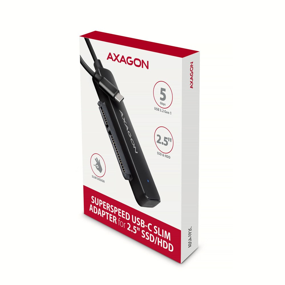 Adaptor ADSA-FP2C USB-C 5Gbps SATA 6G 2,5" HDD/SSD FASTPort2