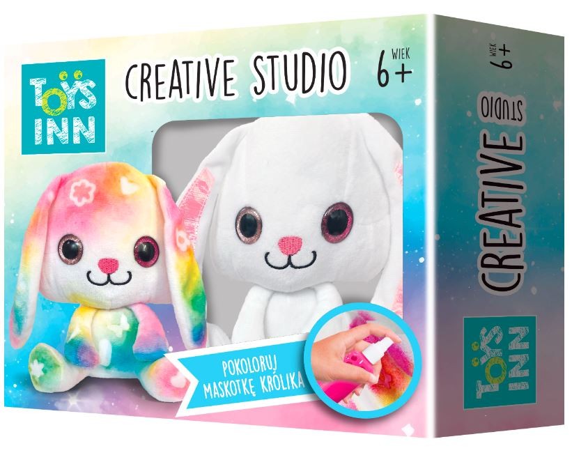 Carte de colorat Creative Studio cu mascota iepurașului