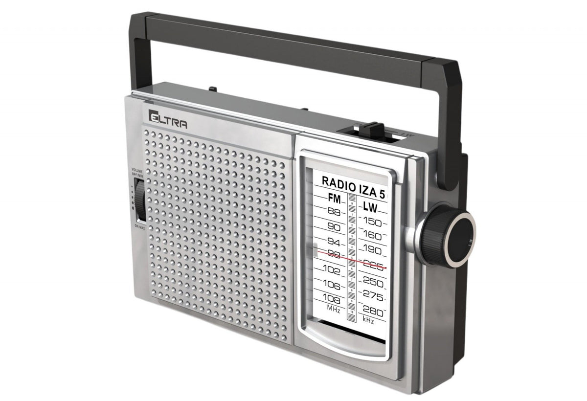 Radio IZA-5 argintiu