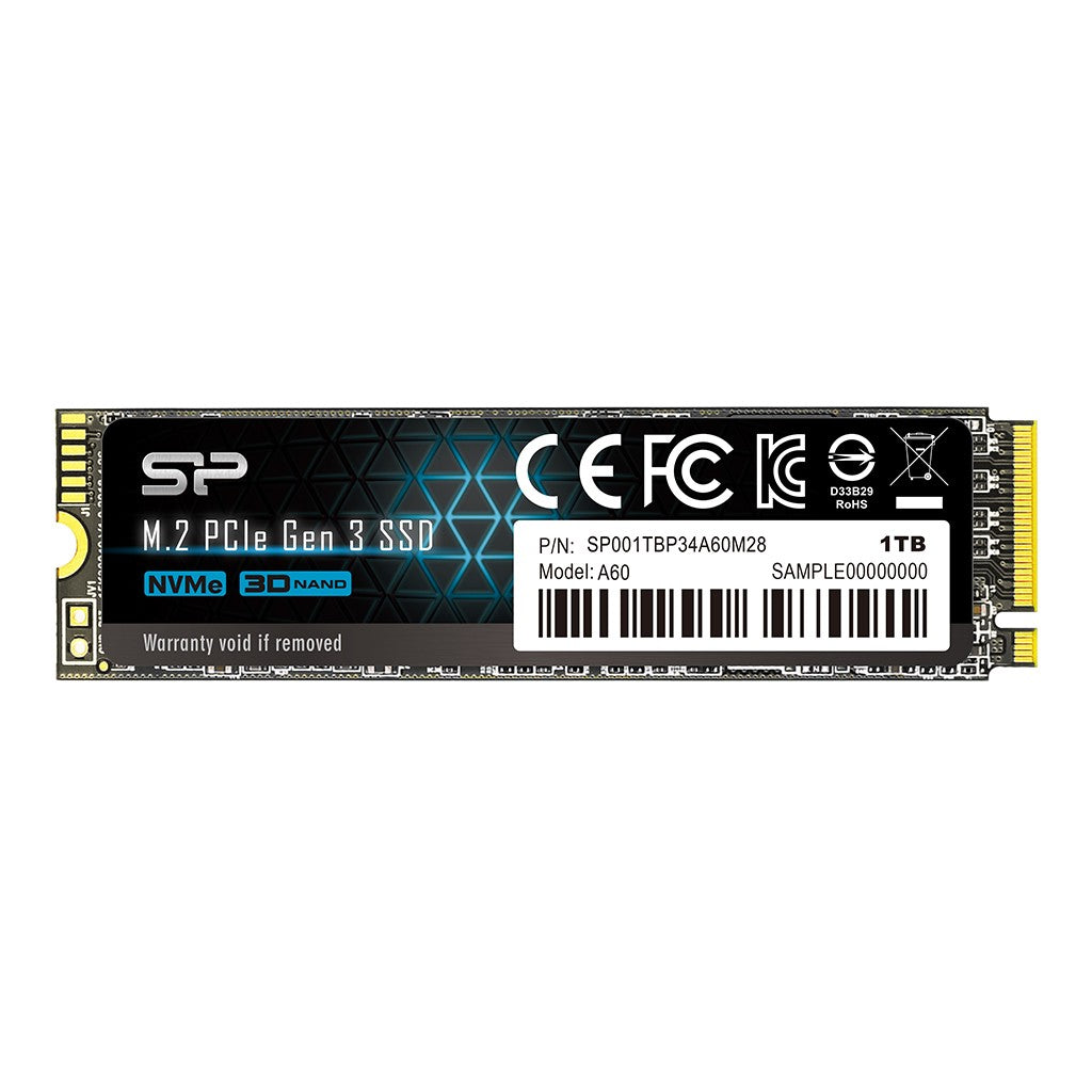 SSD Disc P34A60 1TB PCIE M.2 NVMe 2200/1600 MB/s