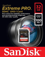Card de memorie Extreme Pro SDHC 32GB 100/90MB/s V30 UHS-I U3