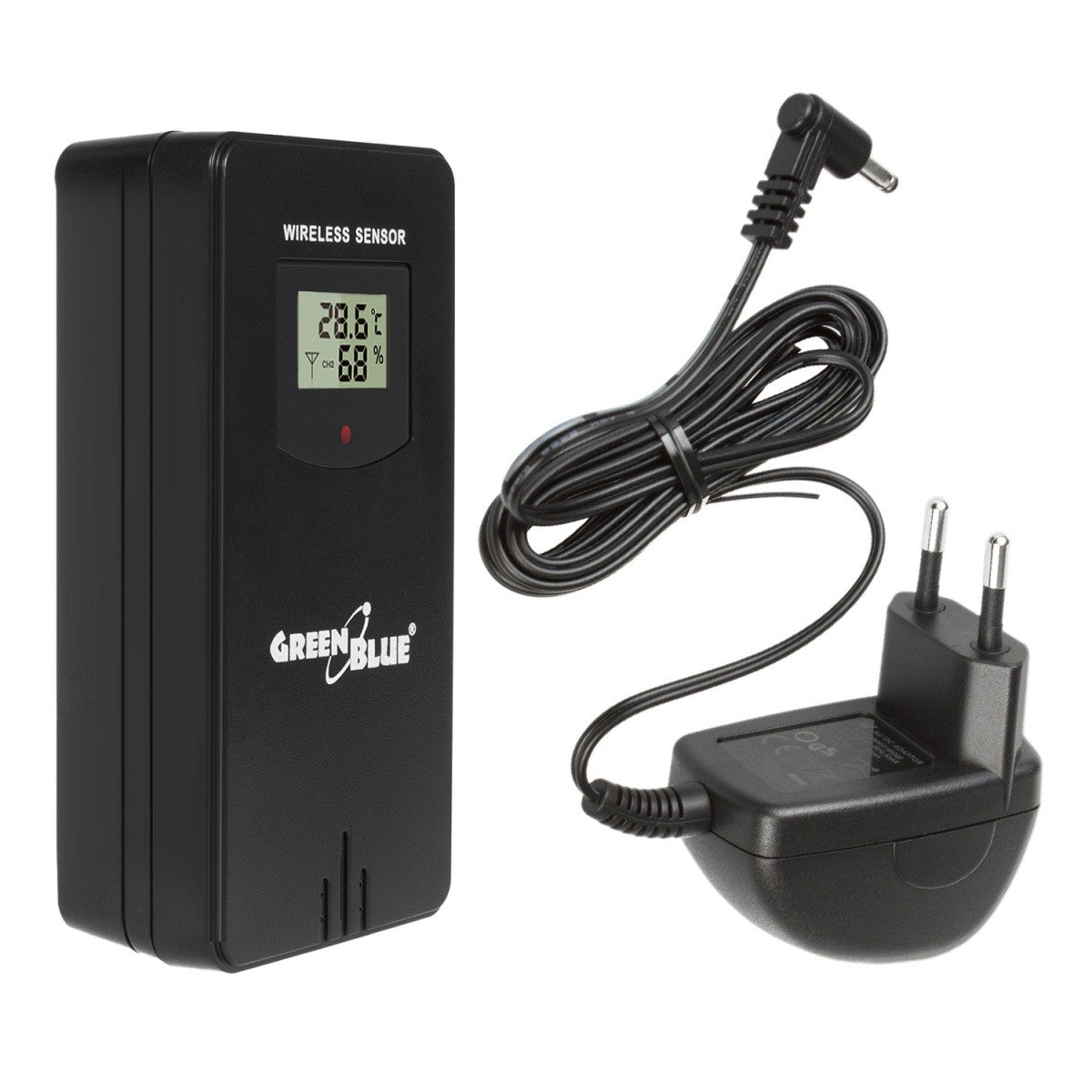 Stație meteo wireless GB540N cu indicator de confort, măsurare umiditate, fază lunară, ceas cu sistem DCF