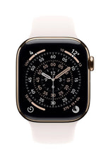 Carcasă din titan auriu de 46 mm pentru ceasuri seria 11 GPS + Cellular, curea sport roz pal - mărimea S/M