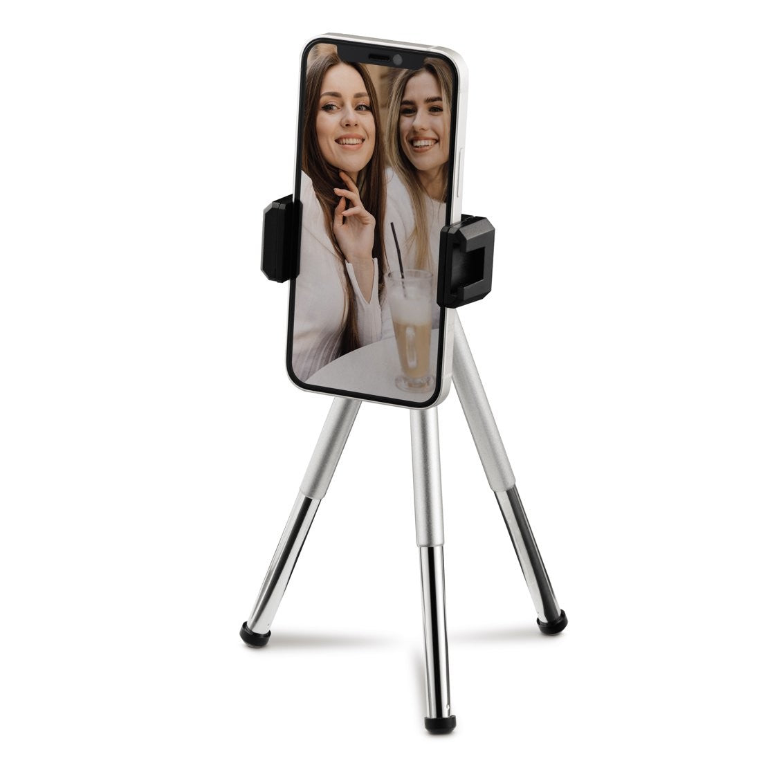 Mini trepied elegant 2 în 1 pentru smartphone și cameră foto