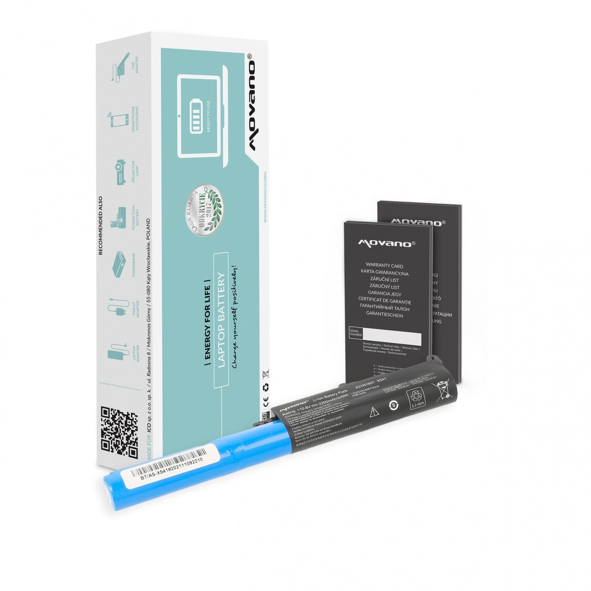 Baterie A31N1601 pentru Asus X541 R541 R541N R541S - 2200 mAh (24 Wh)