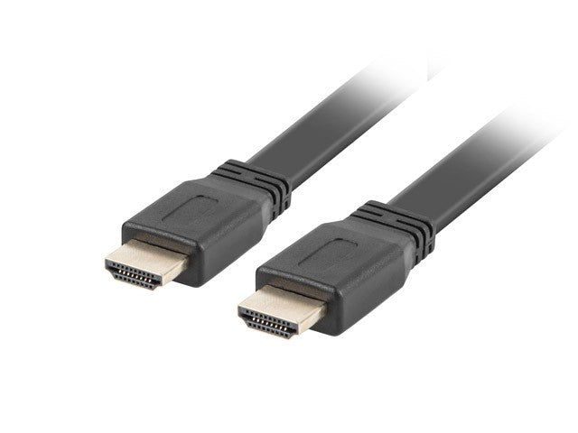 Cablu HDMI-HDMI v2.0 1.8m Negru Plat 4K 60Hz Cupru Solid