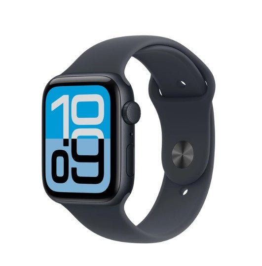 Ceas SE 3 GPS+Cellular Carcasă din aluminiu Midnight de 44 mm, curea sport Midnight - Mărime S/M