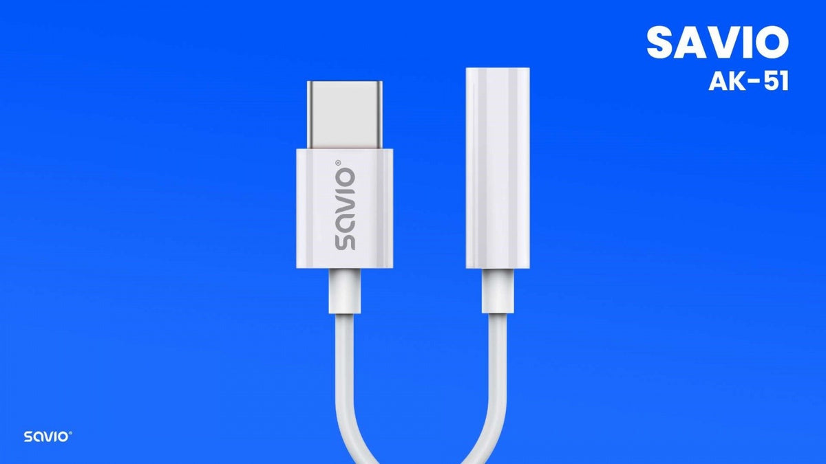Adaptor USB-C - Mini Jack 3,5mm, Xiaomi, Huawei, Oppo, AK-51