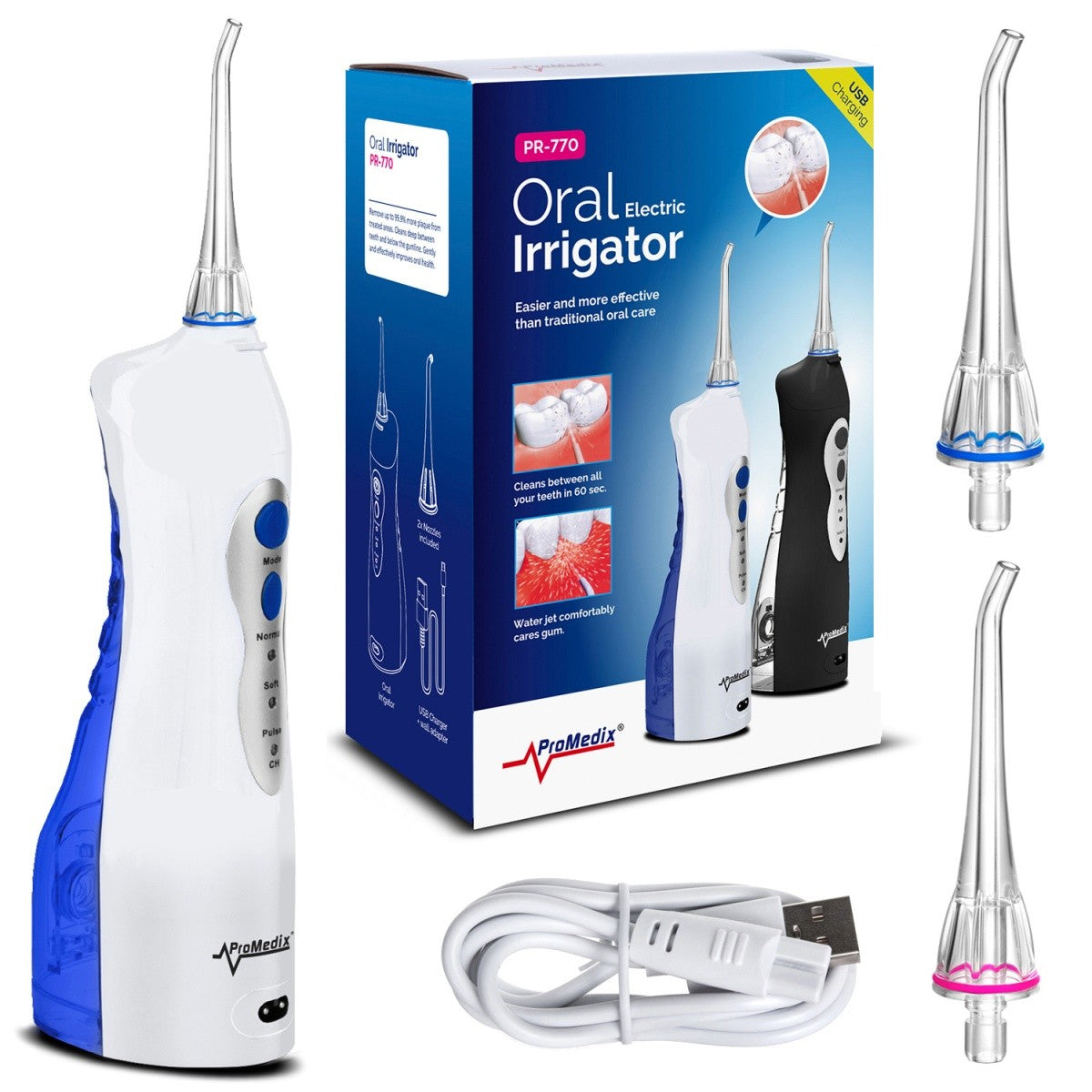 Irigator dentar wireless Promedix PR-770W