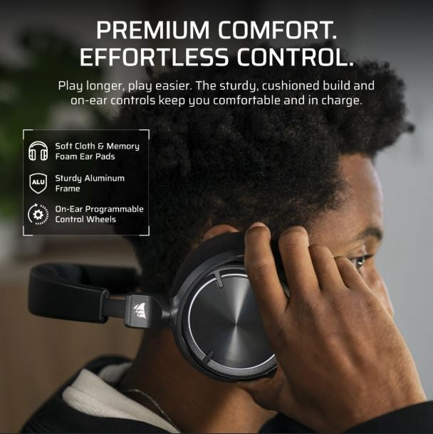 Căști Virtuoso Max Wireless Carbon