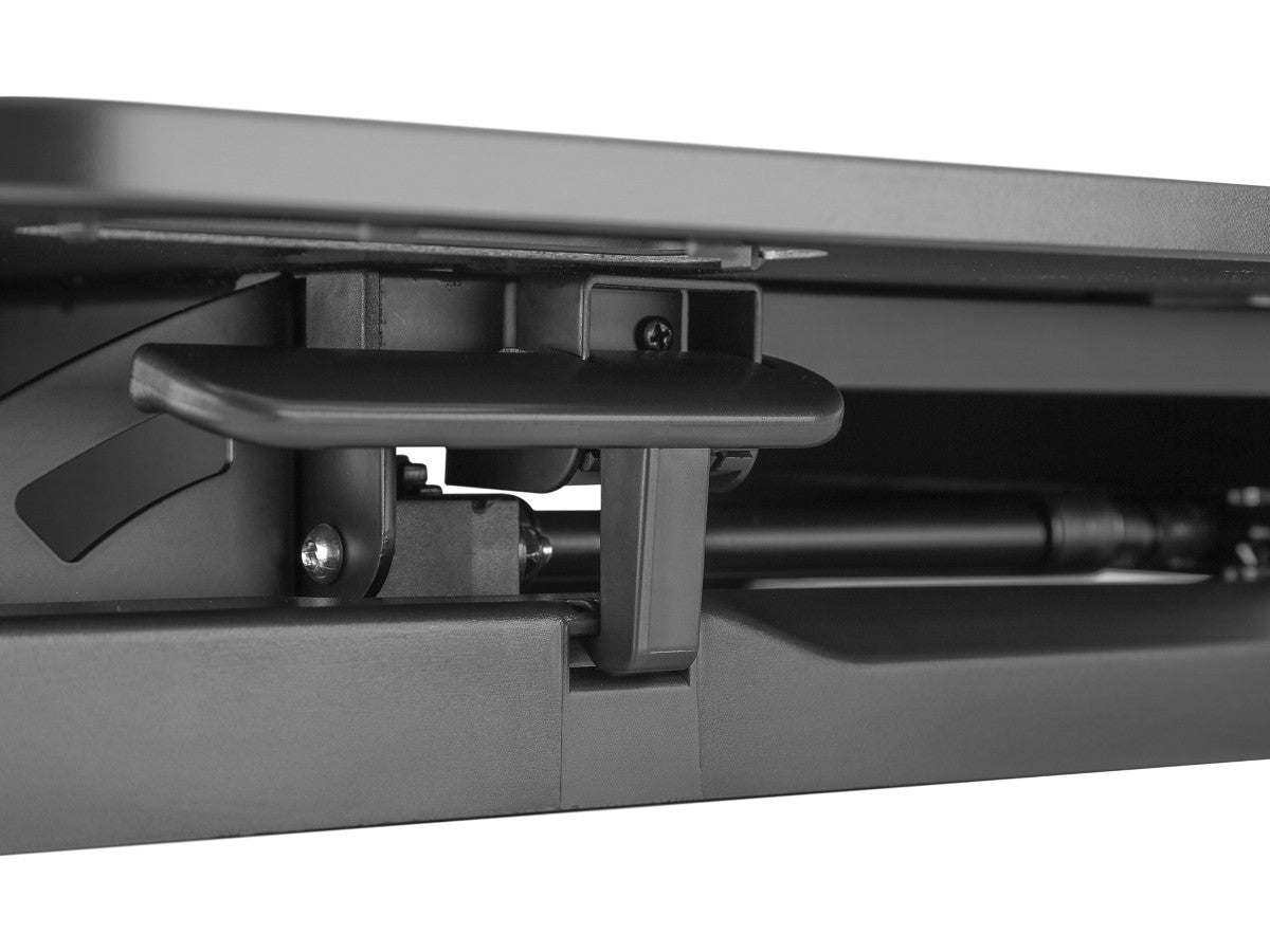 Subțire ergonomică pentru birou, suprafață de lucru: 950x615x106-460mm, reglabilă, neagră