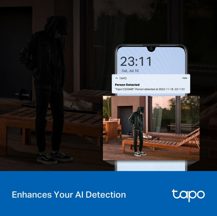Cameră de supraveghere exterioară Wi-Fi Tapo C325WB