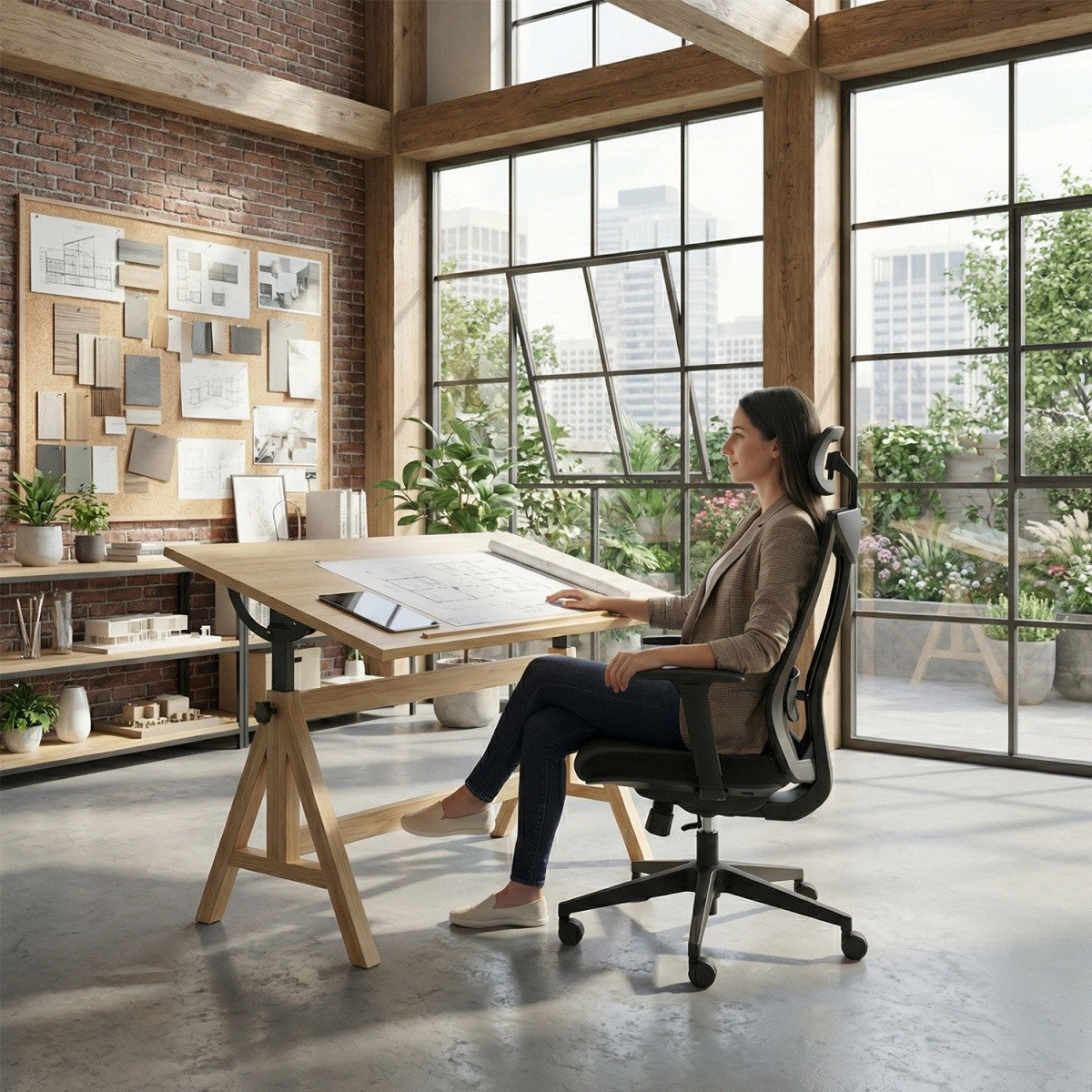 Scaun de birou ergonomic premium Ergo Office ER-414
