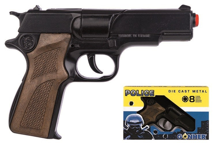 Pistol poliție metalic GONHER 125/6