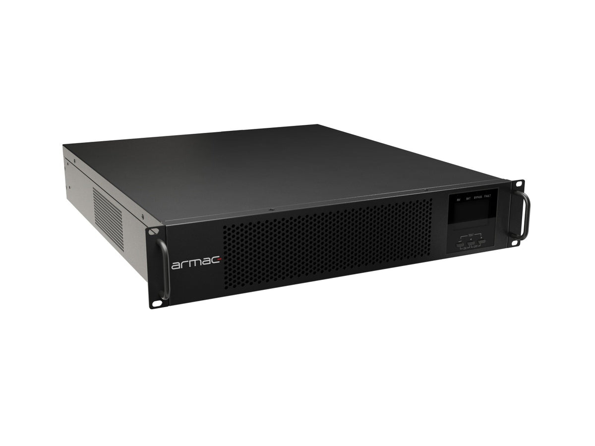 Sursă de alimentare de urgență UPS On-Line rack 2000VA 8xIEC C13 USB-B LCD carcasă metalică FĂRĂ PRAF