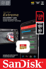 Card de memorie microSDXC Extreme 128GB 190/90MB/s A2 V30 U3