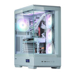 Obudowa P50 DS Alb Mid-Tower cu 4 ventilatoare ARGB