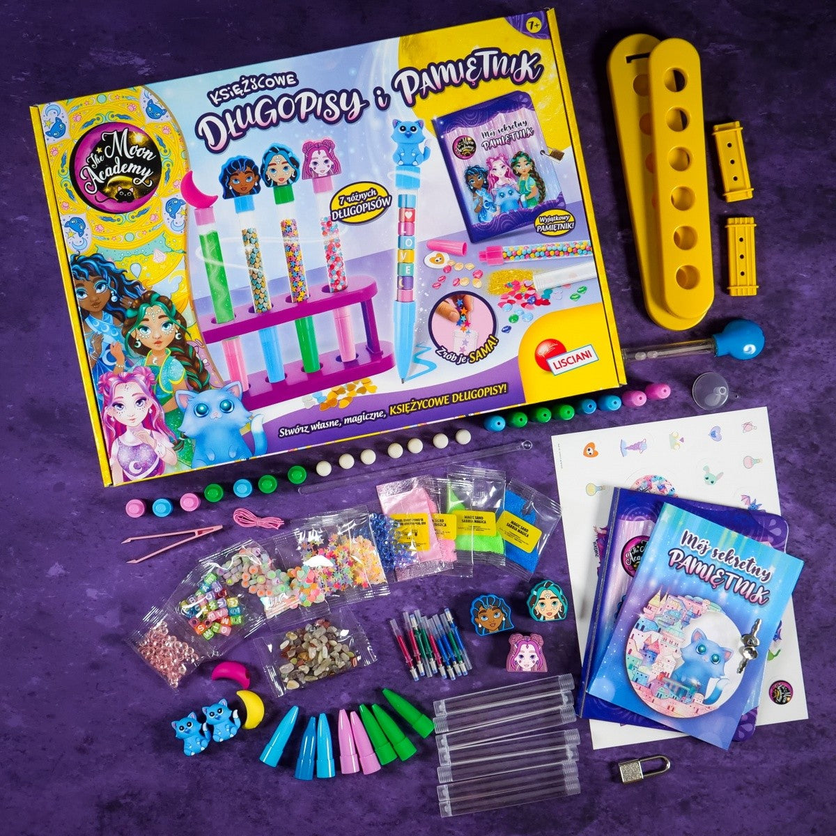 Kit creativ Moon Academy Pixuri și jurnal Moon