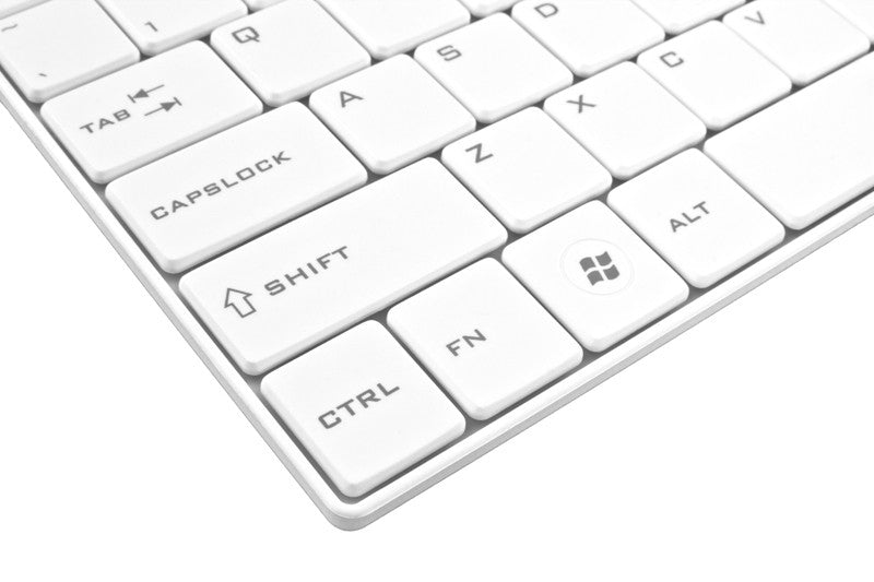 SET TASTATURĂ WIRELESS SLIM + MOUSE 2.4 GHz EK122W LIBERTY ALB