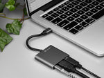 Adaptor A-1 USB-C HDMI 4k, USB 3.0, sursă de alimentare 100W
