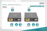 Prelungitor HDMI 70m prin cablu torsadat cat.5e/6/7 4K 60Hz PoC (alimentare prin cablu) (set)