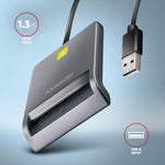 Cititor de carduri USB CRE-SM3T, cablu de 1,3 m